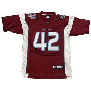 NFL Equipment Super Bowl 42 XLII Arizona Reebok Jersey Large Giants vs Pats 2008